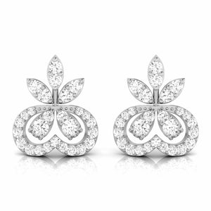 Platinum Earrings with Diamonds JL PT E ST 2214   Jewelove.US