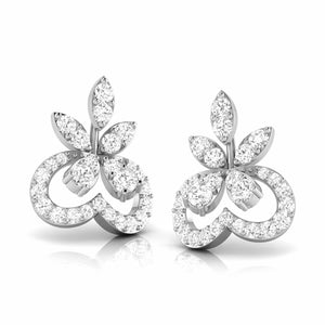 Platinum Earrings with Diamonds JL PT E ST 2214   Jewelove.US