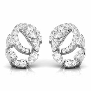 Platinum Earrings with Diamonds JL PT E ST 2218