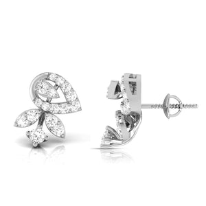 Platinum Earrings with Diamonds JL PT E ST 2220   Jewelove.US