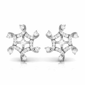 Platinum Earrings with Diamonds JL PT E ST 2221  VVS-GH Jewelove.US