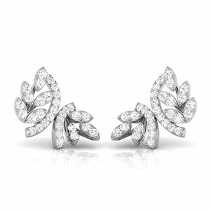 Platinum Earrings with Diamonds JL PT E ST 2224