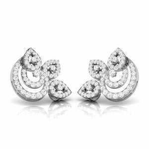 Platinum Earrings with Diamonds JL PT E ST 2225