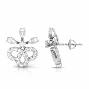 Platinum Earrings with Diamonds JL PT E ST 2226   Jewelove.US