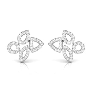 Platinum Earrings with Diamonds JL PT E ST 2227