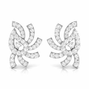 Platinum Earrings with Diamonds JL PT E ST 2230  VVS-GH Jewelove.US