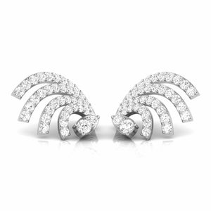 Platinum Earrings with Diamonds JL PT E ST 2231