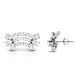 Load image into Gallery viewer, Platinum Earrings with Diamonds JL PT E ST 2232   Jewelove.US
