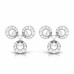 Load image into Gallery viewer, Platinum Earrings with Diamonds JL PT E ST 2235  VVS-GH Jewelove.US
