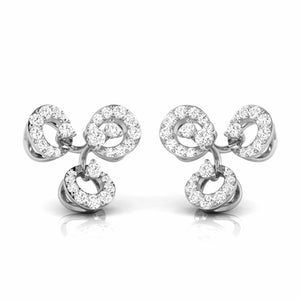 Platinum Earrings with Diamonds JL PT E ST 2235   Jewelove.US