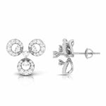 Load image into Gallery viewer, Platinum Earrings with Diamonds JL PT E ST 2235
