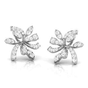 Platinum Earrings with Diamonds JL PT E ST 2237