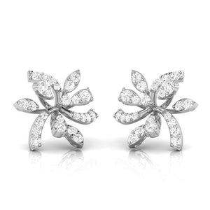 Platinum Earrings with Diamonds JL PT E ST 2237