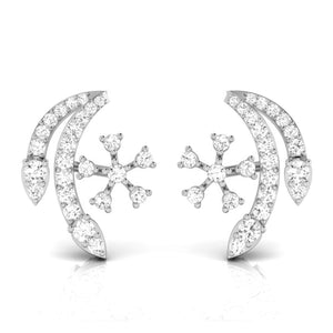 Platinum Earrings with Diamonds JL PT E ST 2238  VVS-GH Jewelove.US