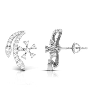 Platinum Earrings with Diamonds JL PT E ST 2238   Jewelove.US