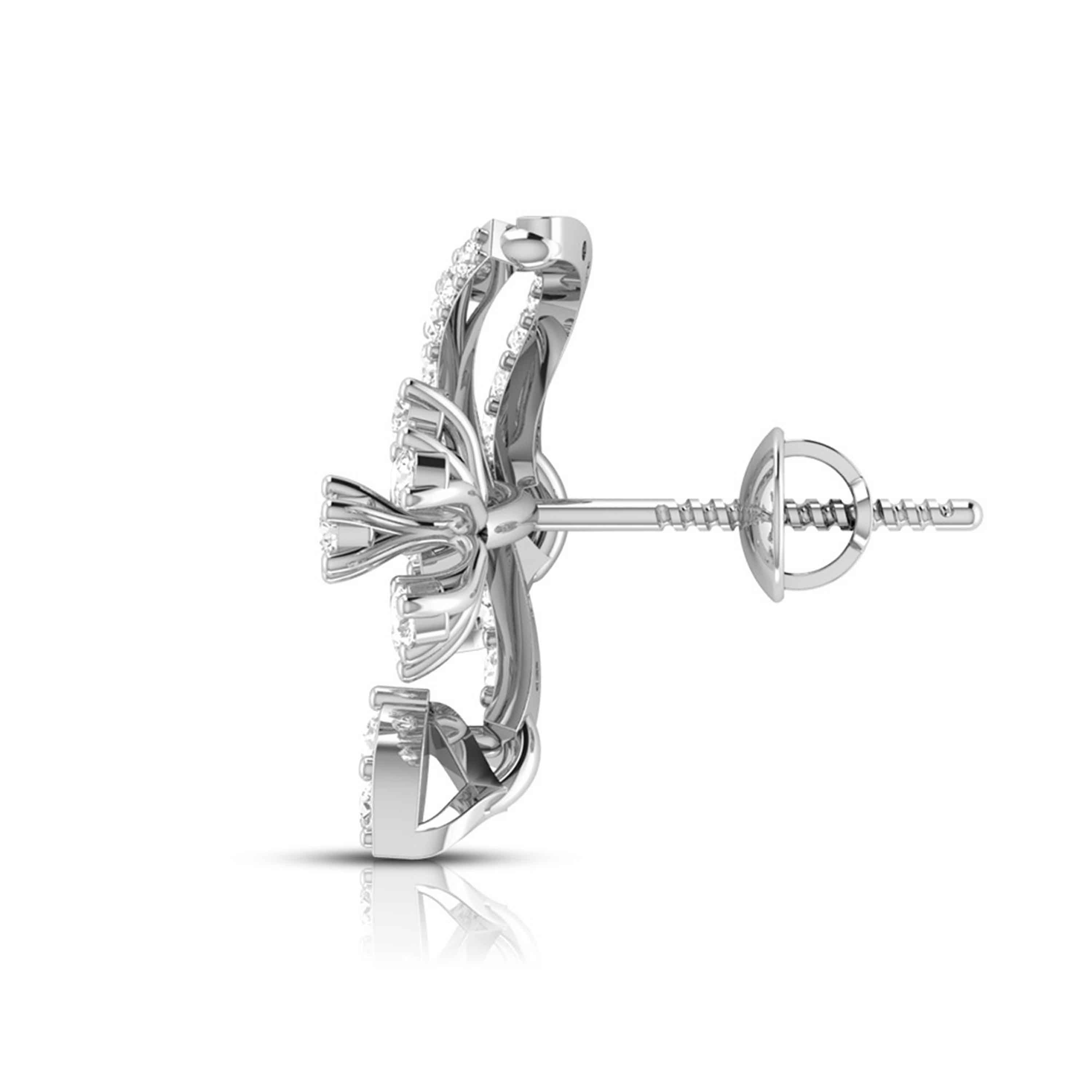 Platinum Earrings with Diamonds JL PT E ST 2238   Jewelove.US