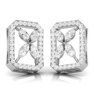 Platinum Earrings with Diamonds JL PT E ST 2241   Jewelove.US