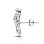 Load image into Gallery viewer, Beautiful Platinum Earrings with Diamonds JL PT E ST 2248
