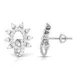 Load image into Gallery viewer, Platinum Earrings with Diamonds JL PT E ST 2249
