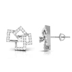 Load image into Gallery viewer, Platinum Earrings with Diamonds JL PT E ST 2252
