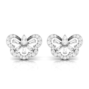 Platinum Earrings with Diamonds JL PT E ST 2254   Jewelove.US