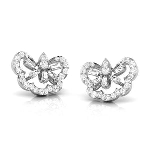 Platinum Earrings with Diamonds JL PT E ST 2254   Jewelove.US