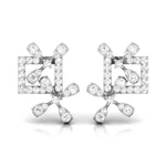 Load image into Gallery viewer, Platinum Earrings with Diamonds JL PT E ST 2257
