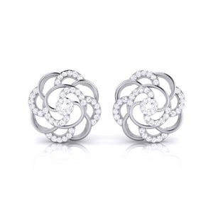 Designer Platinum Diamond Earrings JL PT E MST 32