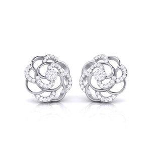 Designer Platinum Diamond Earrings JL PT E MST 32