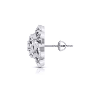 Designer Platinum Diamond Earrings JL PT E MST 32