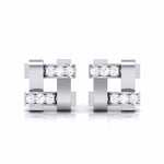 Load image into Gallery viewer, Designer Platinum Diamond Earrings JL PT E MST 33
