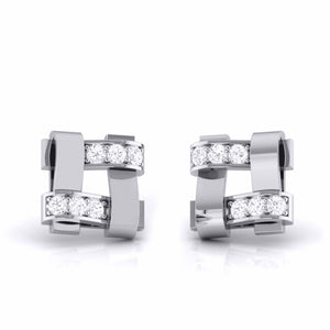 Designer Platinum Diamond Earrings JL PT E MST 33