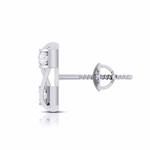 Designer Platinum Diamond Earrings JL PT E MST 33