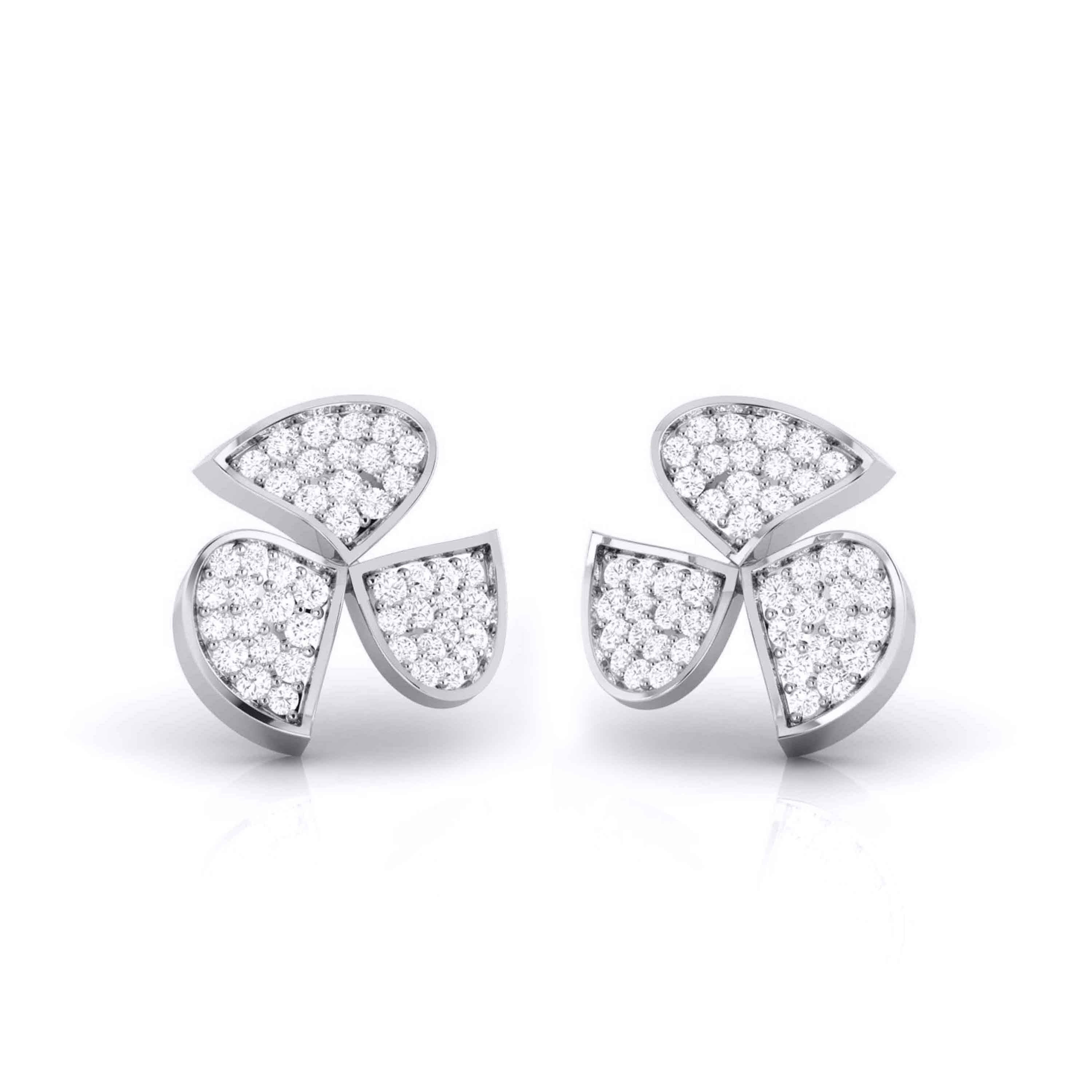 Platinum Diamond Earrings JL PT E MST 34
