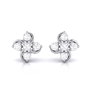 Platinum Diamond Earrings JL PT E MST 37