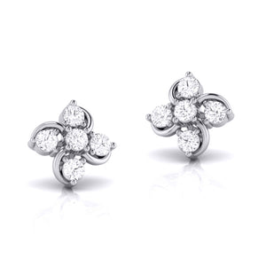 Platinum Diamond Earrings JL PT E MST 37