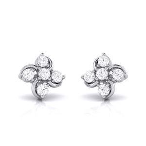 Platinum Diamond Earrings JL PT E MST 37