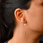 Load image into Gallery viewer, Japanese Platinum Earrings with Rose Gold for Women JL PT E 277   Jewelove.US
