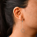 Load image into Gallery viewer, Japanese Platinum Earrings with Rose Gold Diamond Cut Balls for Women JL PT E 223   Jewelove.US
