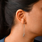 Load image into Gallery viewer, Japanese Platinum Earrings with Rose Gold for Women JL PT E 278
