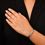 Load image into Gallery viewer, Unique 5-Row Japanese Platinum &amp; Rose Gold Bracelet for Women JL PTB 727
