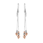 Load image into Gallery viewer, Japanese Platinum Earrings with Rose Gold for Women JL PT E 278   Jewelove.US
