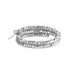 Load image into Gallery viewer, Unique Textured Japanese 2 Row Flexible Size Platinum Ring JL PT 1073
