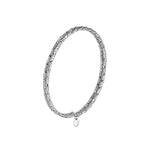 Load image into Gallery viewer, Japanese 2-row Flexible Platinum Bracelet for Women JL PTB 771   Jewelove.US
