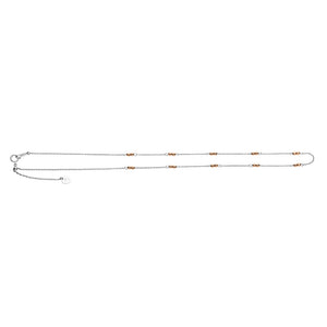 Japanese Platinum Rose Gold Chain for Women JL PT CH 1048