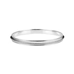 Load image into Gallery viewer, Platinum Kada with a raised Center with Unique Texture for Men JL PTB 765   Jewelove.US
