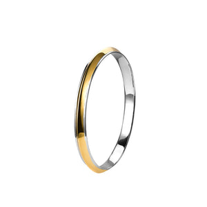Platinum & Yellow Gold Fusion Kada for Men JL PTB 766