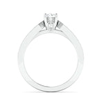 Load image into Gallery viewer, Designer Platinum Solitaire Ring with Diamond Accents JL PT 672
