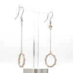 Load image into Gallery viewer, Japanese Platinum Earrings with Rose Gold for Women JL PT E 280   Jewelove.US
