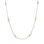 Load image into Gallery viewer, Japanese Plain Platinum Rose Gold Chain for Women JL PT CH 1053   Jewelove.US
